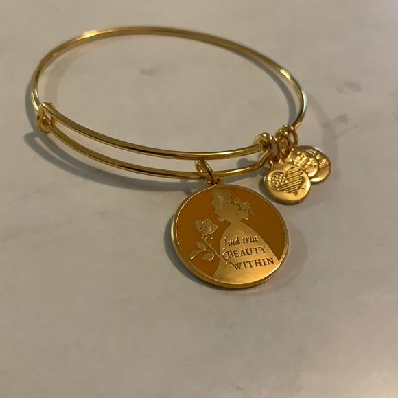 Alex and Ani Gold Charm Bracelet - Picture 1 of 3